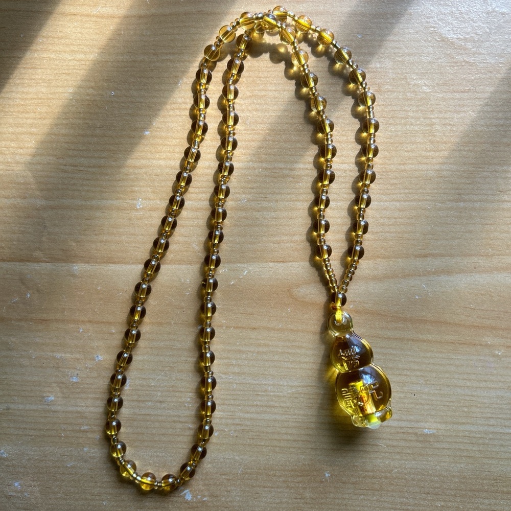 beaded necklace